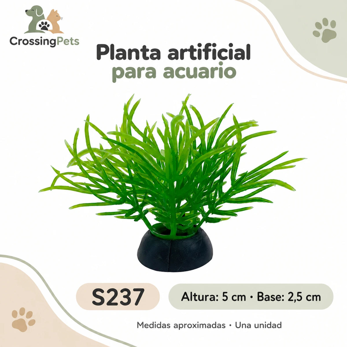 Plantas artificiales para acuario · 24 modelos — CrossingPets · imagen 8