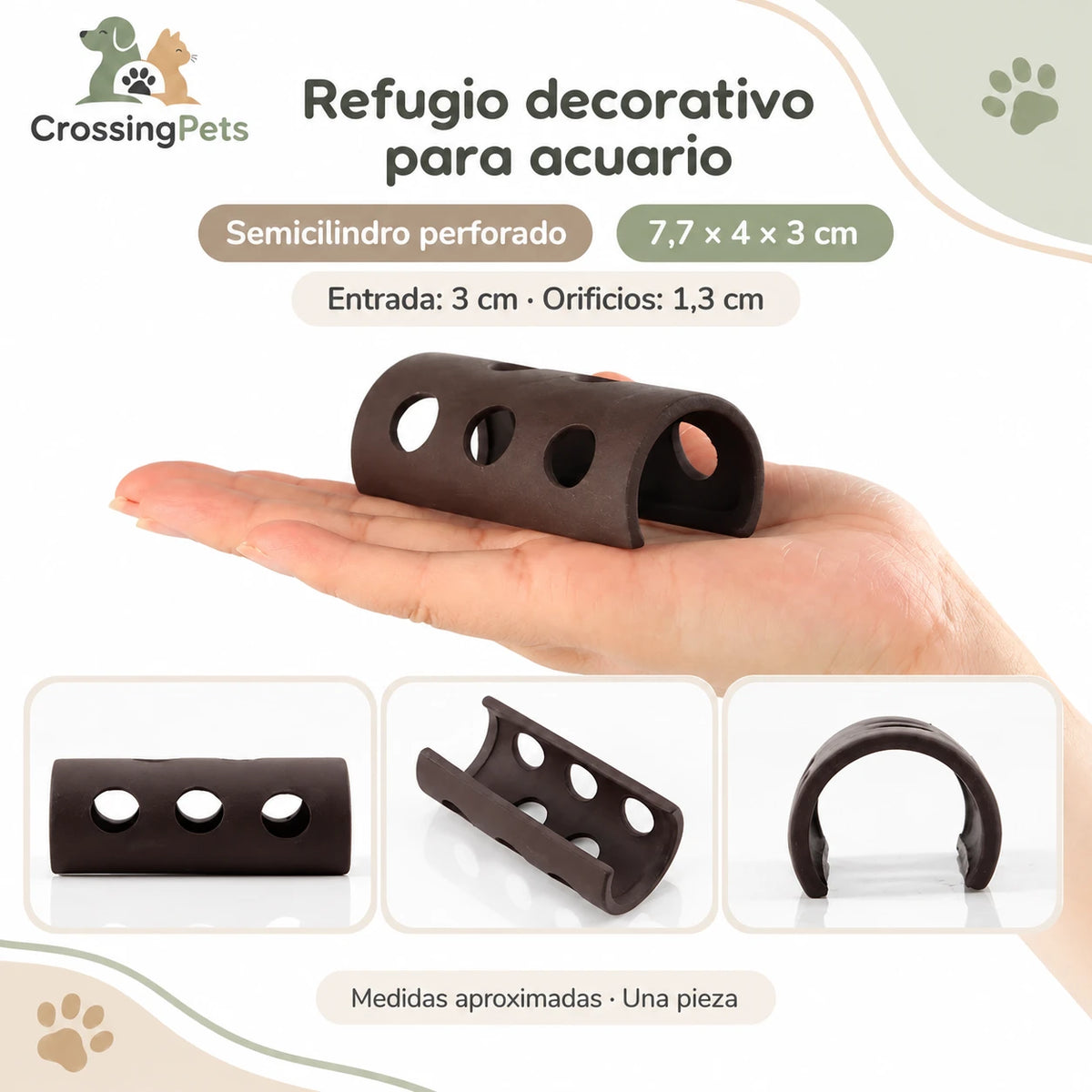 Refugios de cerámica para acuario · 45 modelos — CrossingPets · imagen 14