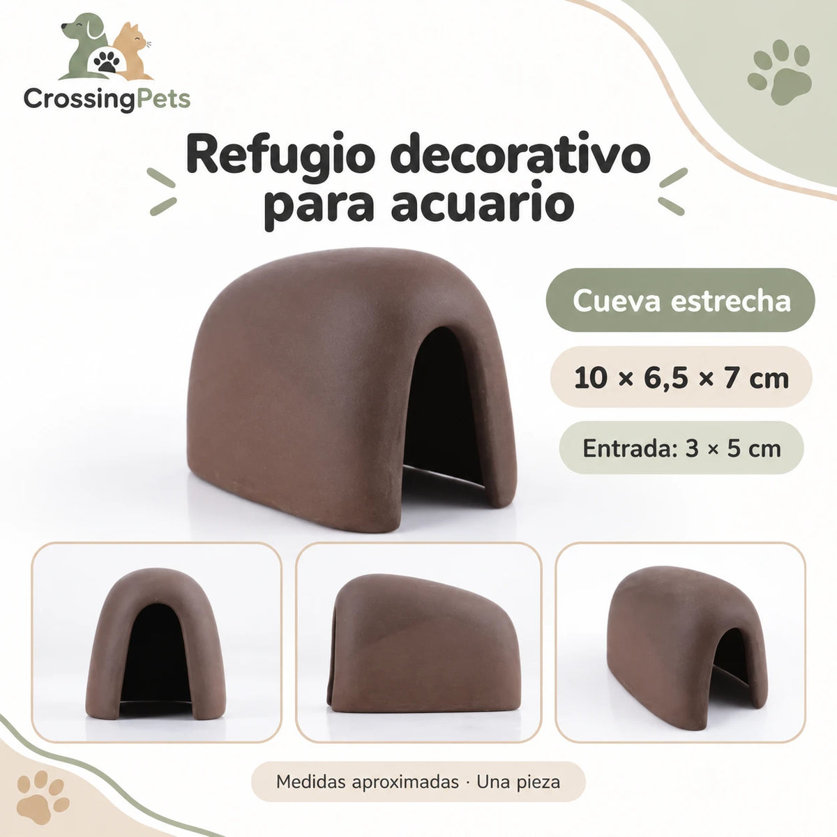 Refugios de cerámica para acuario · 45 modelos — CrossingPets · imagen 28
