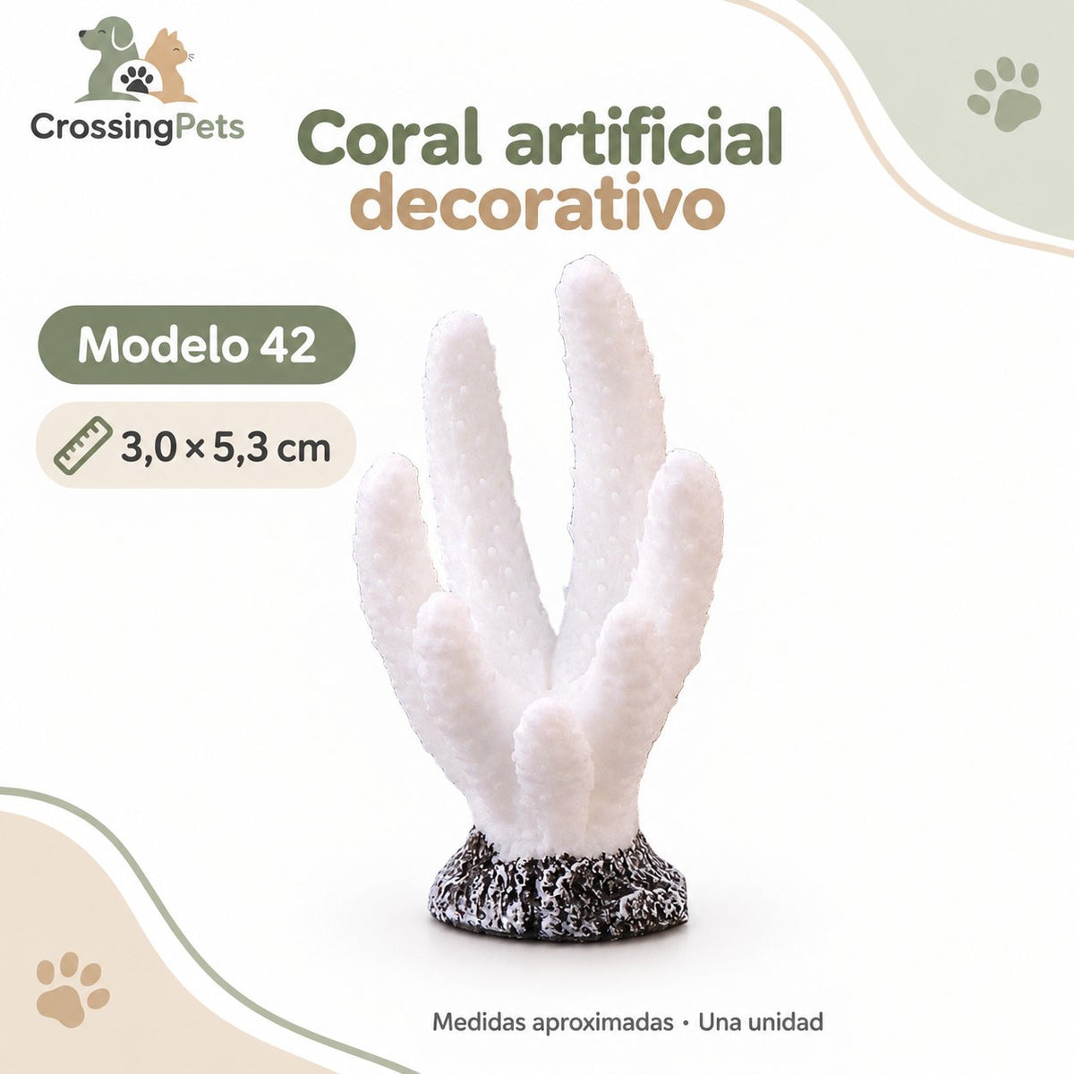 Adornos y plantas artificiales para acuario · 56 modelos — CrossingPets · imagen 42