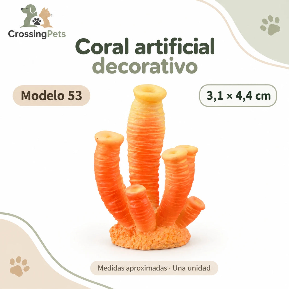 Adornos y plantas artificiales para acuario · 56 modelos — CrossingPets · imagen 53