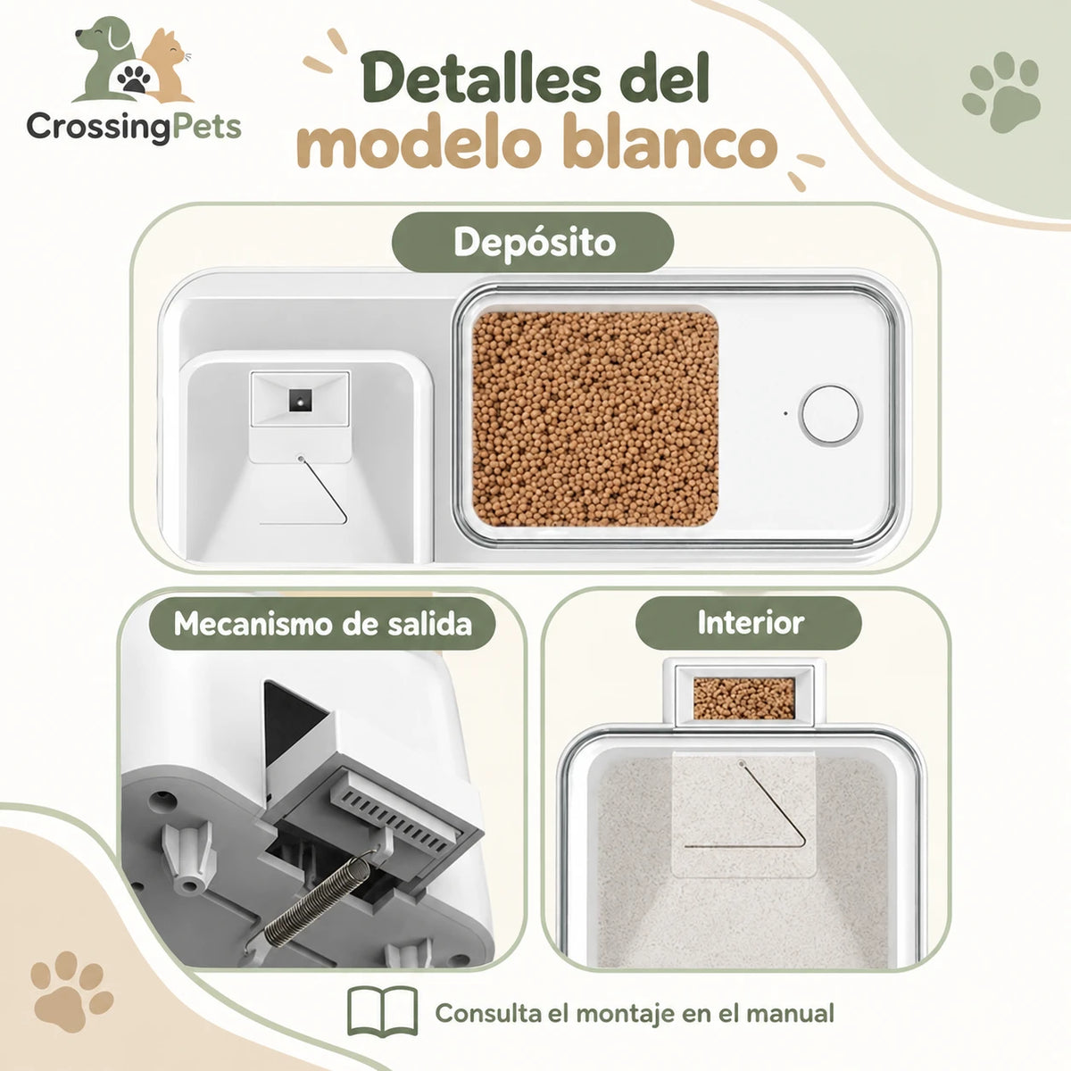 Comedero automático Wi-Fi para acuario en cuatro formatos — CrossingPets · imagen 7