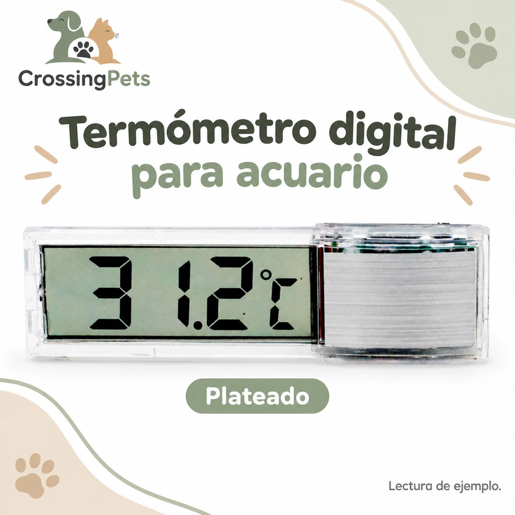 Termómetro digital para acuario con pantalla LCD — CrossingPets · imagen 1