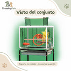 Jaula para aves con apertura superior y bandeja extraíble — CrossingPets · imagen 18