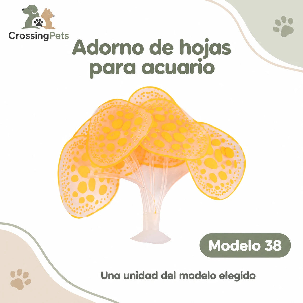 Adornos y plantas artificiales para acuario · 56 modelos — CrossingPets · imagen 38
