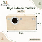Cajas nido y casita decorativa de madera — CrossingPets · imagen 1