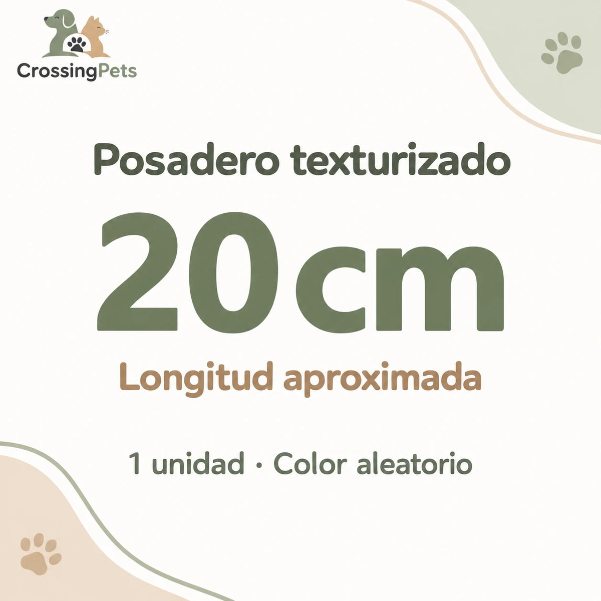 Posadero texturizado para aves y opción de fijación — CrossingPets · imagen 5