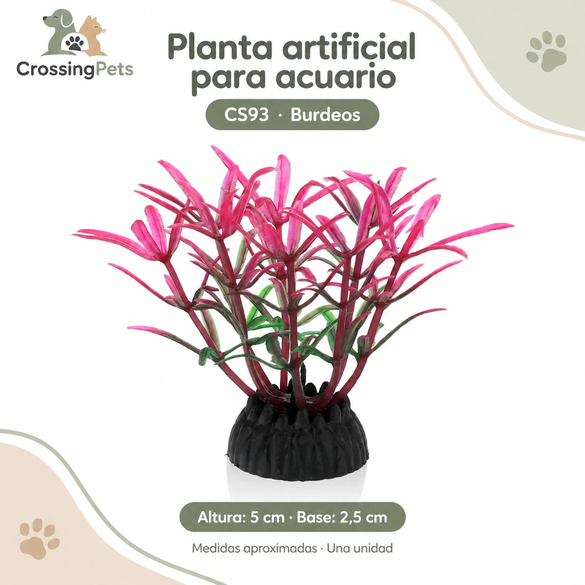 Plantas artificiales para acuario · 24 modelos — CrossingPets · imagen 24