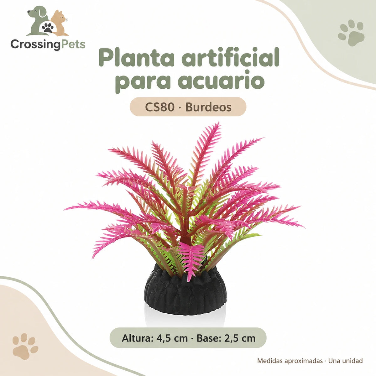 Plantas artificiales para acuario · 24 modelos — CrossingPets · imagen 20