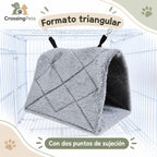 Refugio triangular colgante de tela para aves — CrossingPets · imagen 11