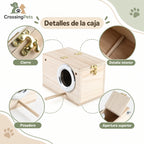 Cajas nido y casita decorativa de madera — CrossingPets · imagen 9