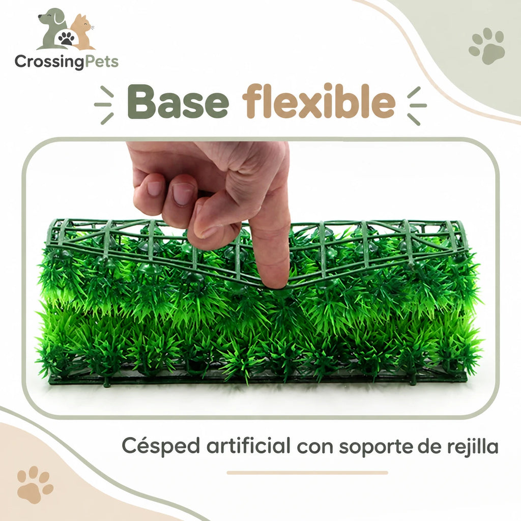 Alfombrilla de césped artificial para acuario · 30 × 40 cm — CrossingPets · imagen 6