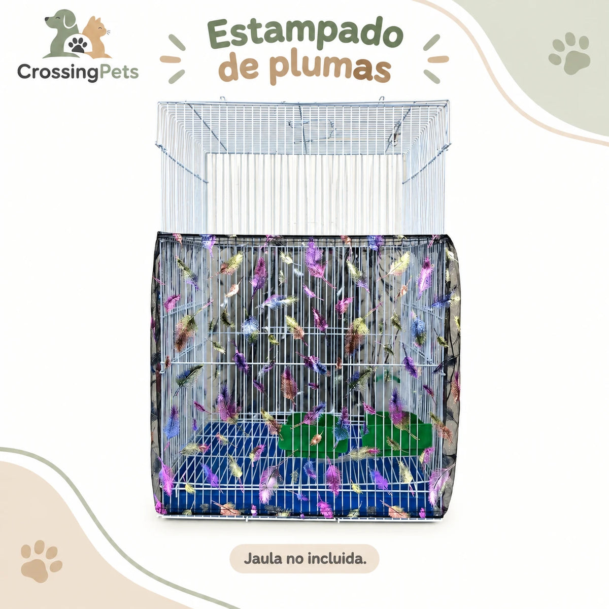 Malla ajustable para la base de jaulas de aves — CrossingPets · imagen 18