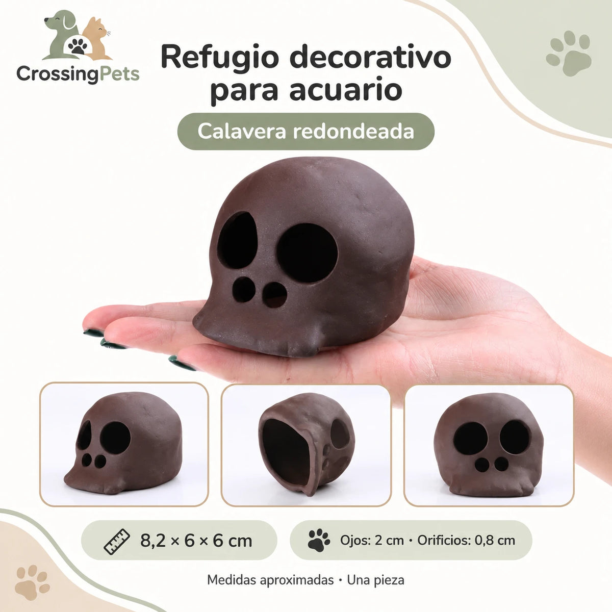 Refugios de cerámica para acuario · 45 modelos — CrossingPets · imagen 37