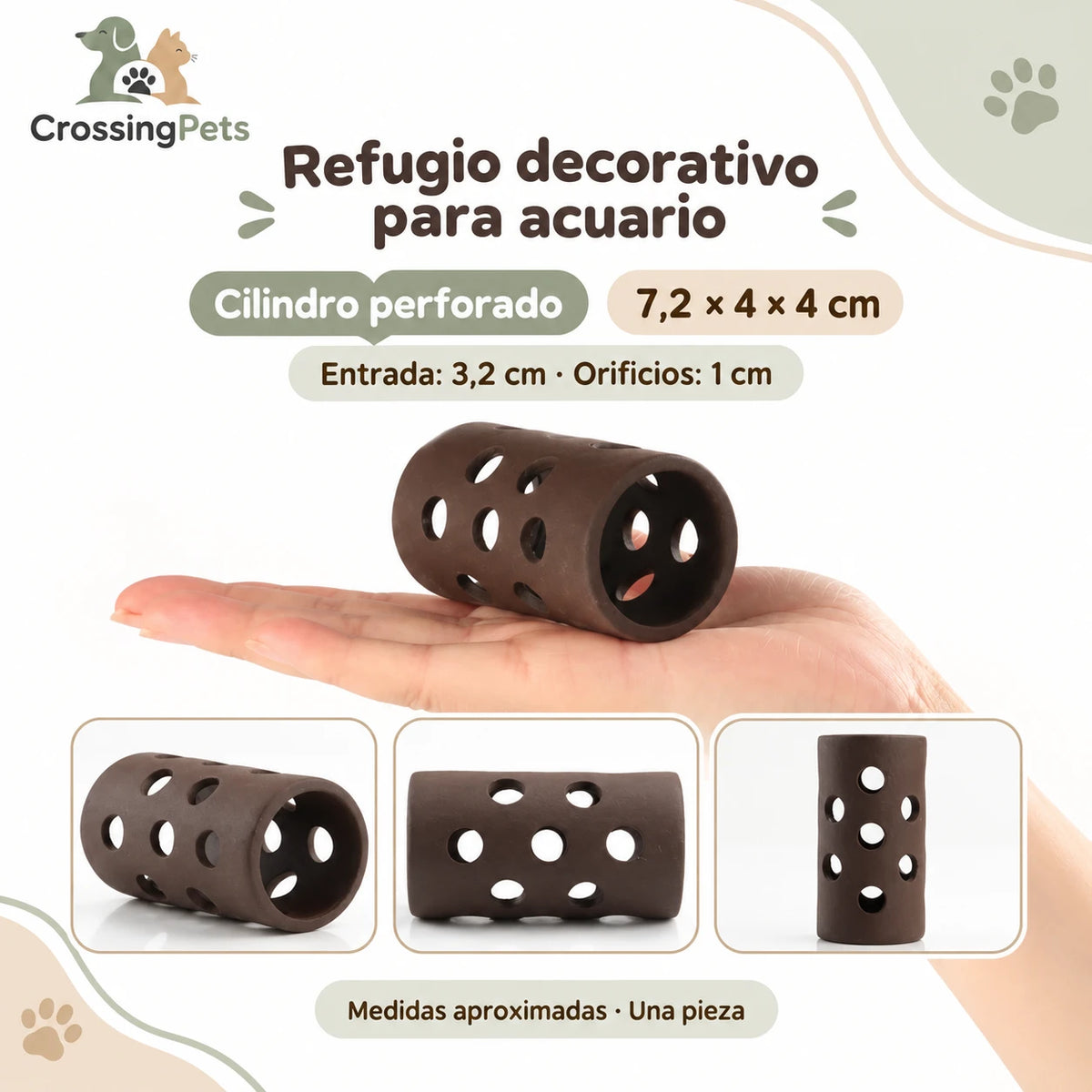 Refugios de cerámica para acuario · 45 modelos — CrossingPets · imagen 12