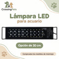 Lámpara LED para acuario con pantalla y soportes extensibles — CrossingPets · imagen 1
