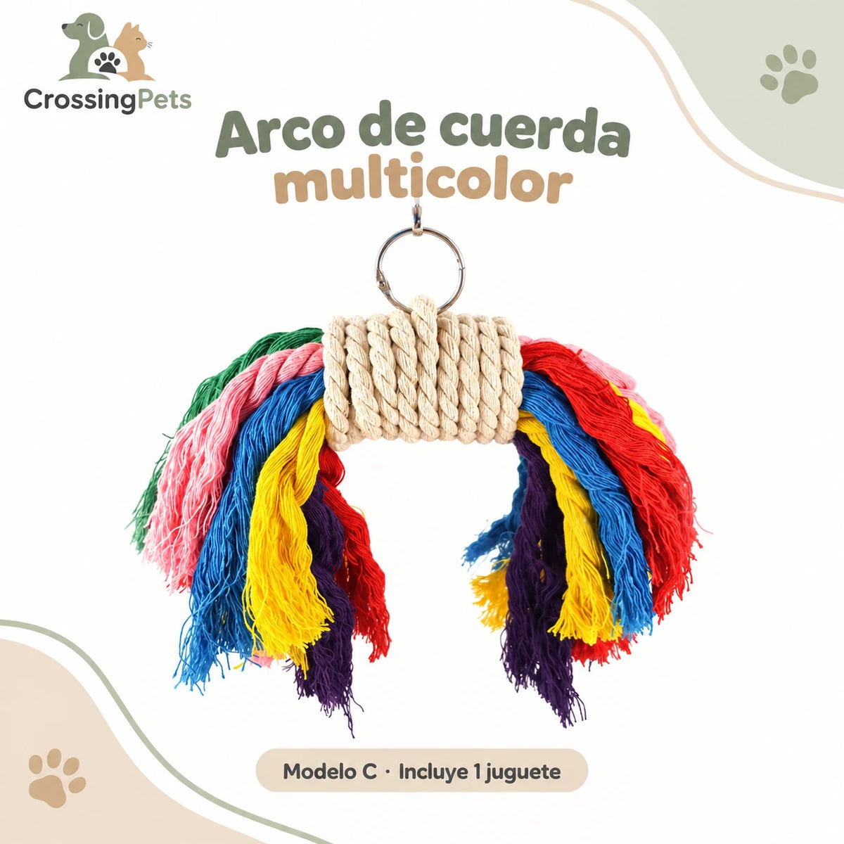 Juguetes y columpios colgantes para aves — CrossingPets · imagen 3