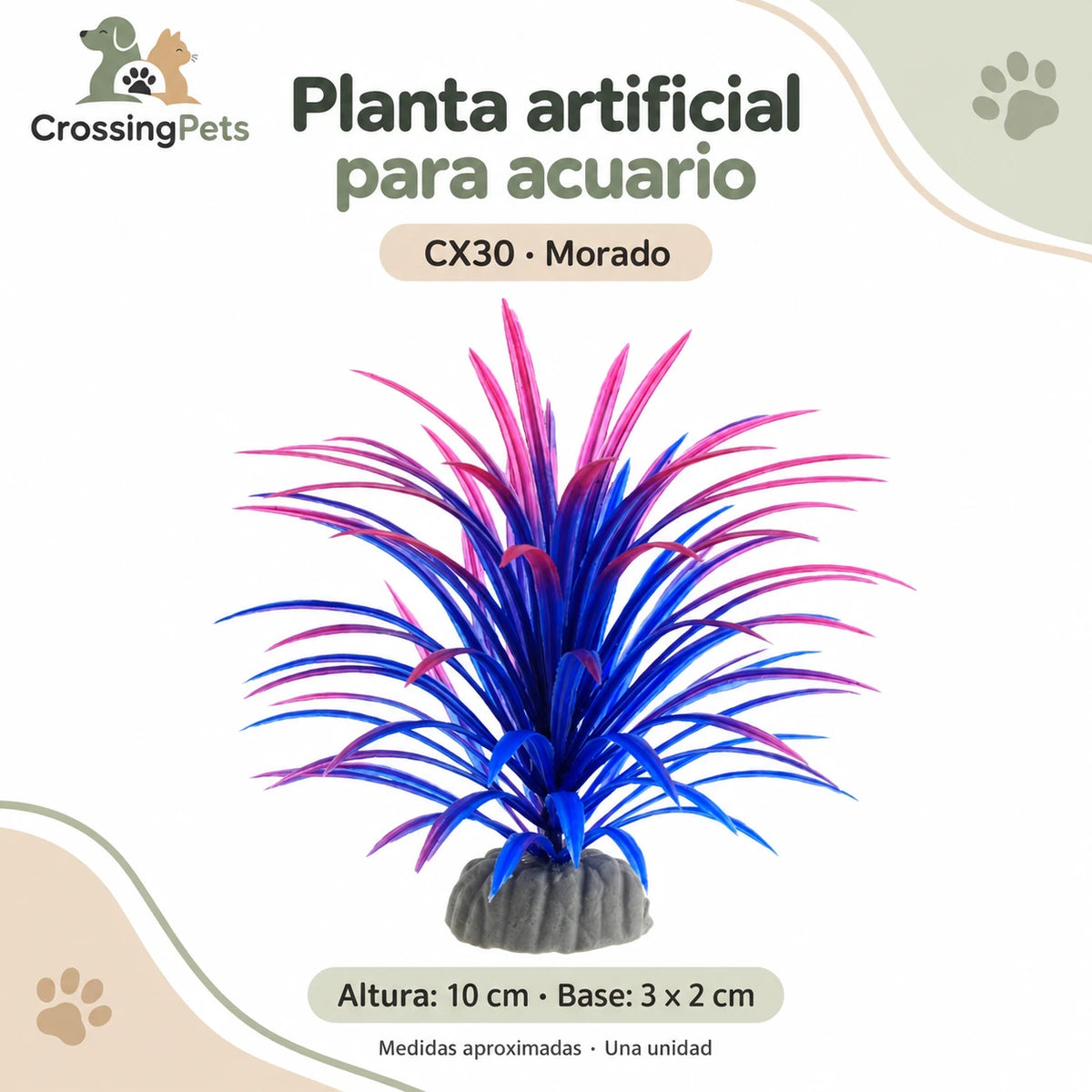 Plantas artificiales para acuario · 24 modelos — CrossingPets · imagen 9