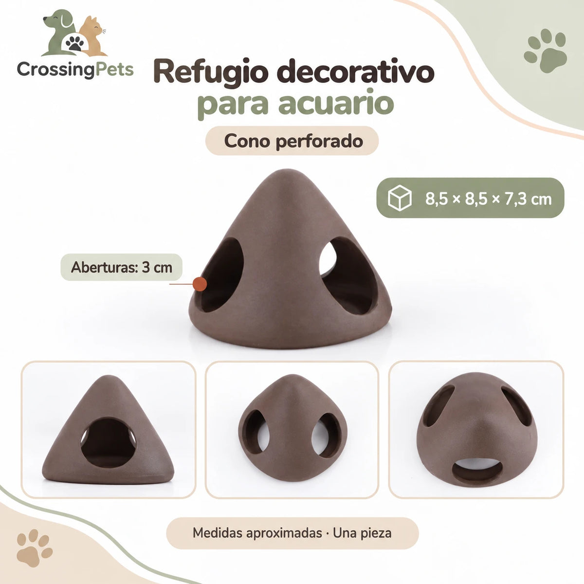 Refugios de cerámica para acuario · 45 modelos — CrossingPets · imagen 23