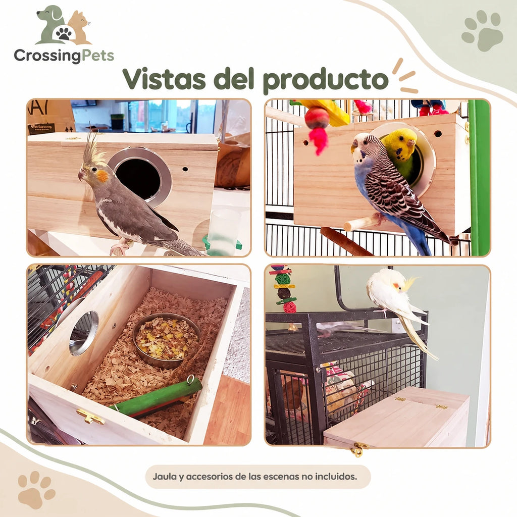 Cajas nido y casita decorativa de madera — CrossingPets · imagen 10