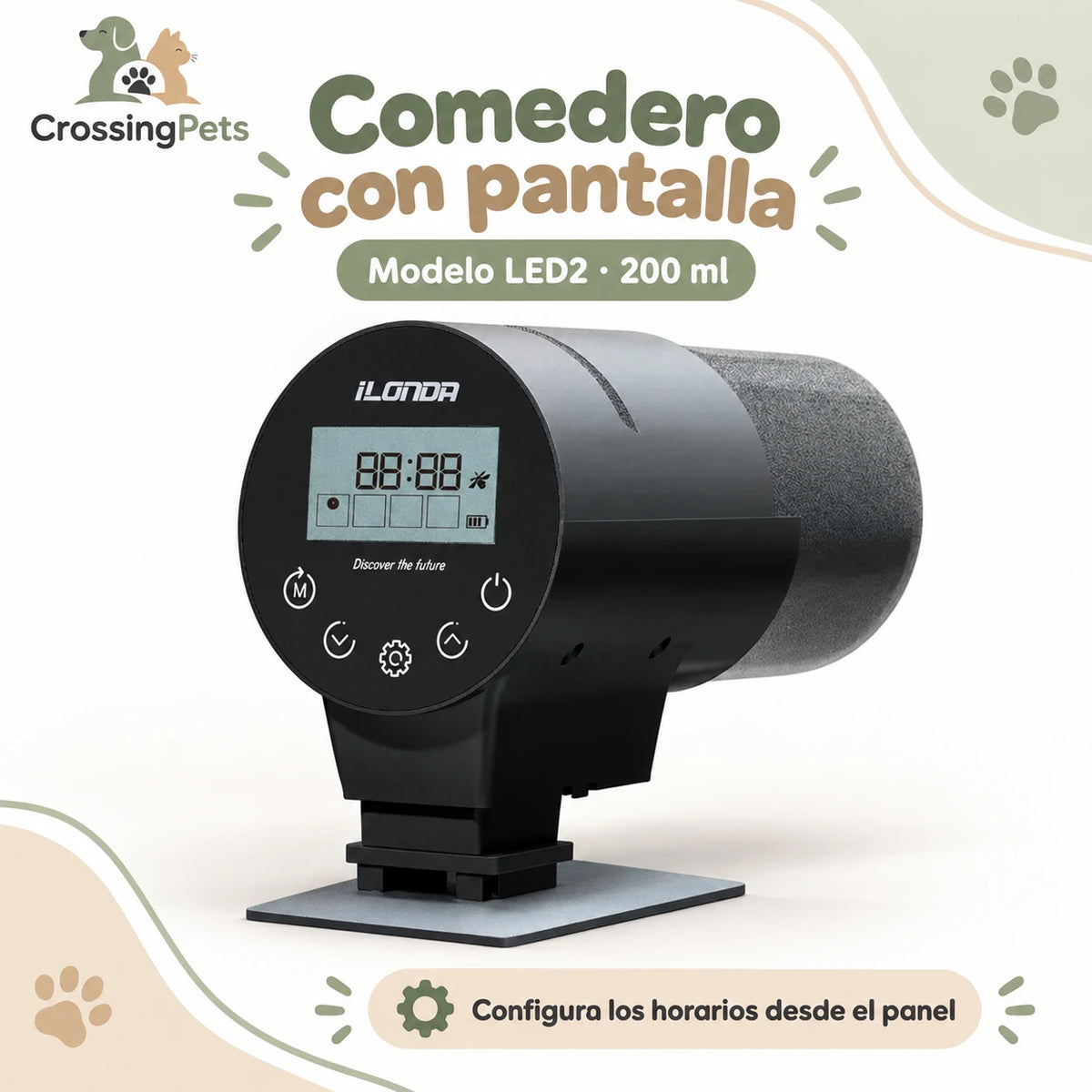 Comedero automático para acuario con varias opciones de control — CrossingPets · imagen 4