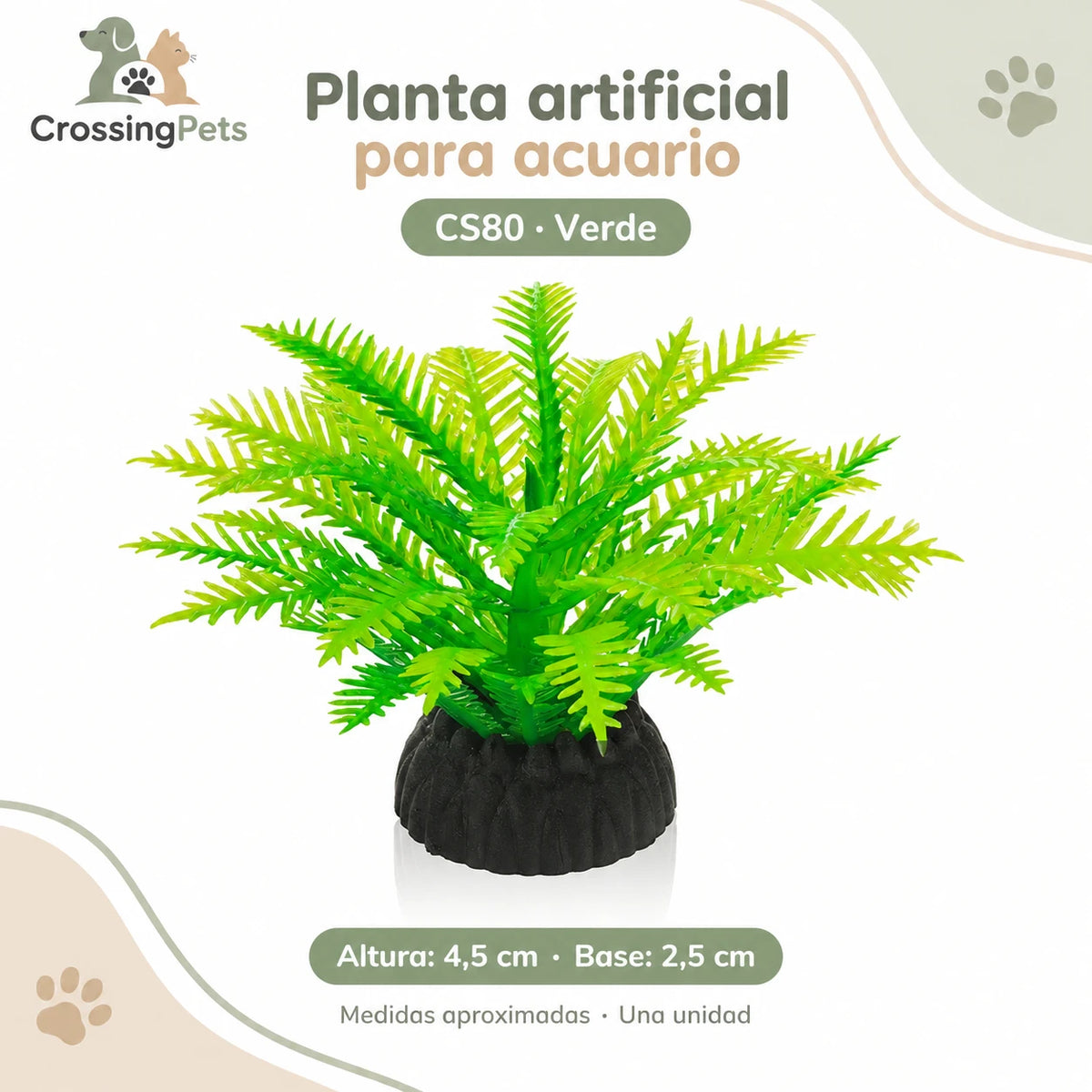 Plantas artificiales para acuario · 24 modelos — CrossingPets · imagen 23