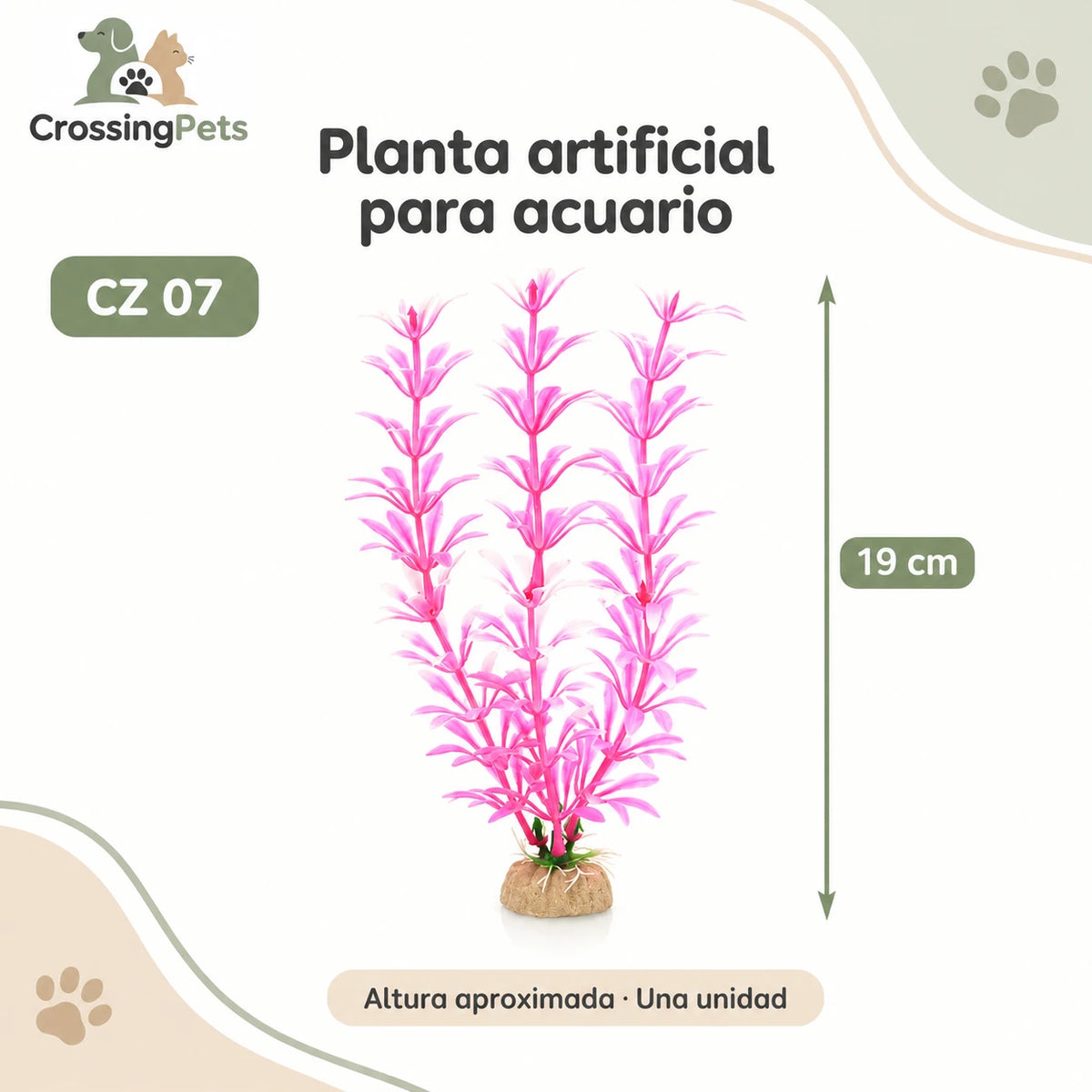 Plantas artificiales para acuario · Modelos sueltos y packs — CrossingPets · imagen 29