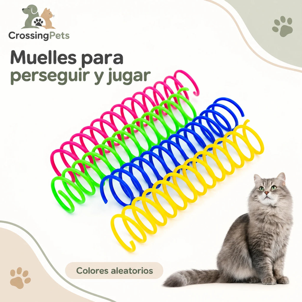Muelles de colores para gatos — CrossingPets · imagen 3
