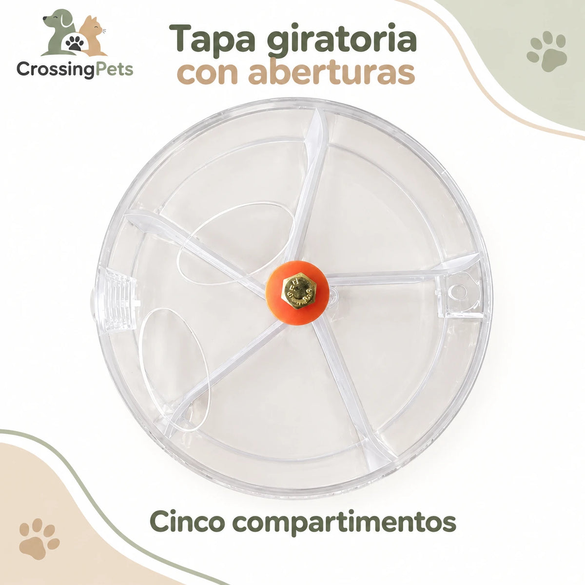 Rueda giratoria de búsqueda de comida para aves — CrossingPets · imagen 7
