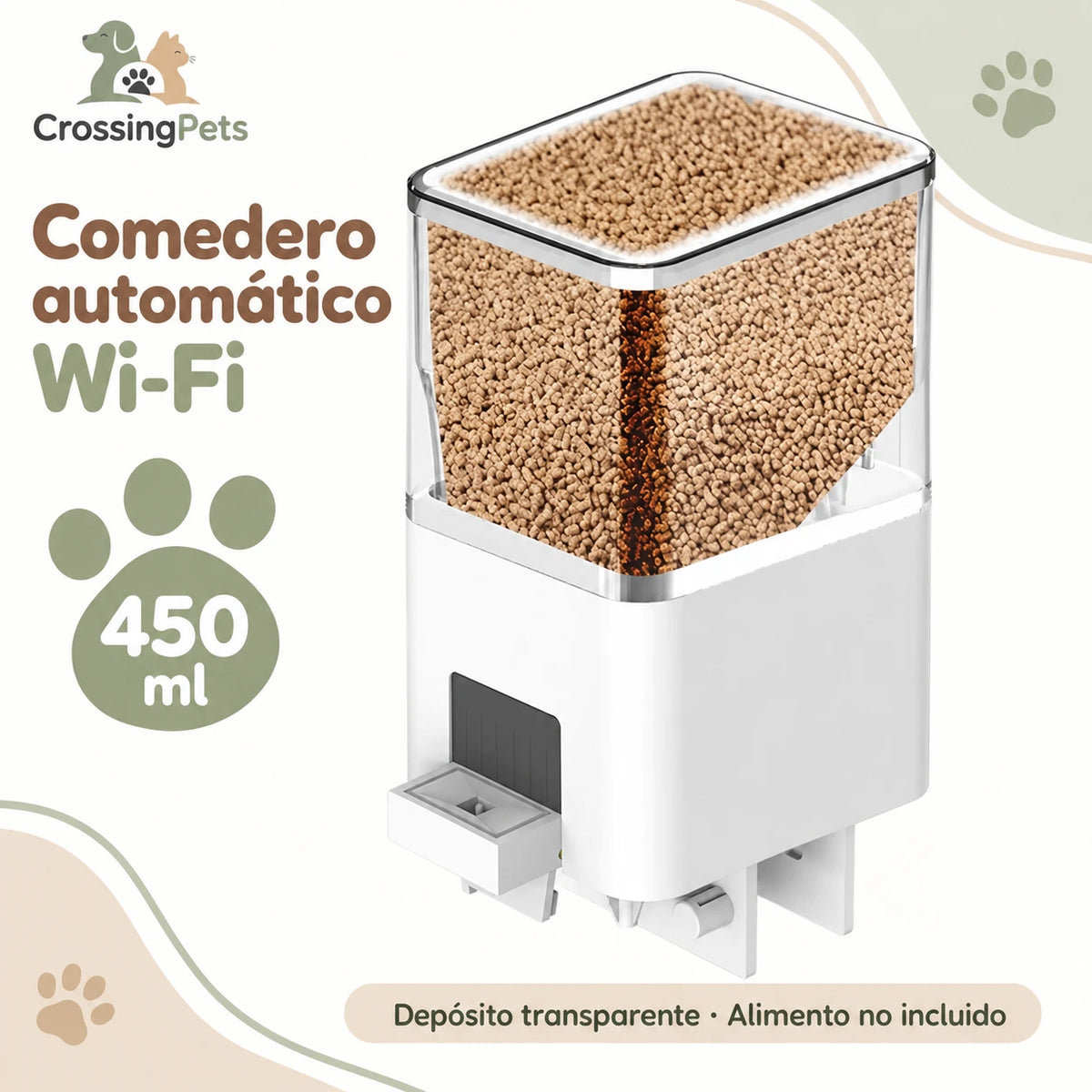 Comedero automático Wi-Fi para acuario en cuatro formatos — CrossingPets · imagen 2