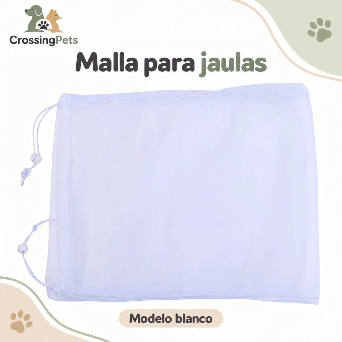 Malla ajustable para la base de jaulas de aves — CrossingPets · imagen 2