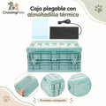 Caja plegable con almohadilla térmica para aves — CrossingPets · imagen 1