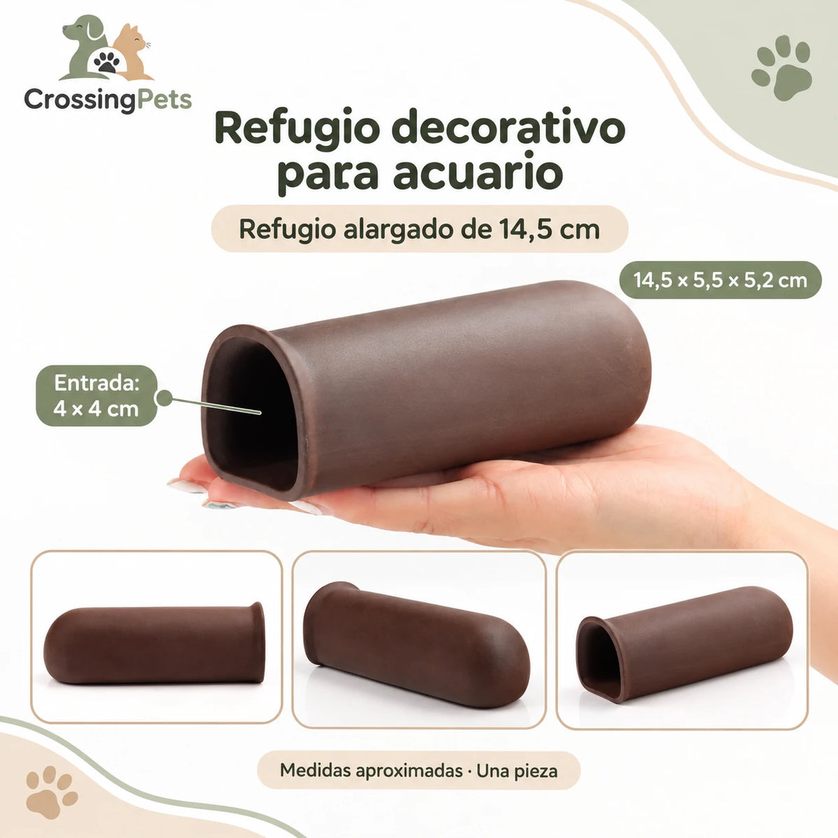 Refugios de cerámica para acuario · 45 modelos — CrossingPets · imagen 44