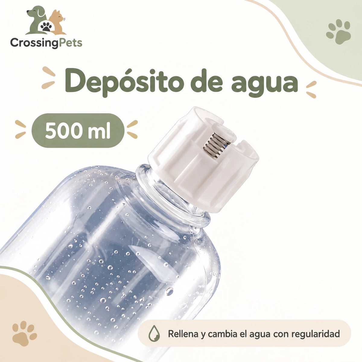 Comedero con bebedero de depósito para gatos — CrossingPets · imagen 15