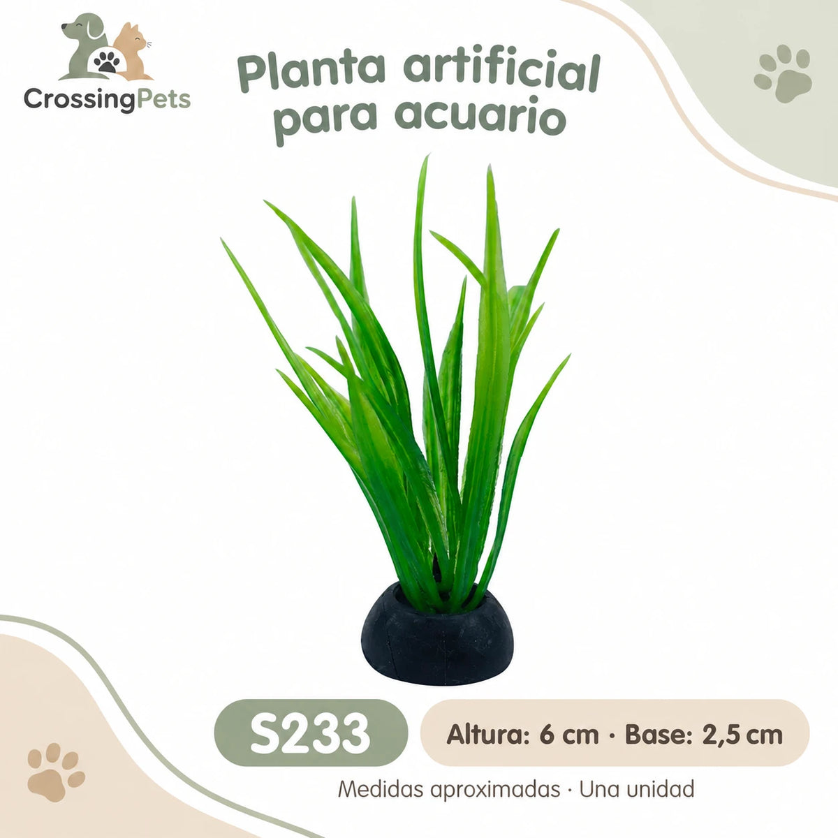 Plantas artificiales para acuario · 24 modelos — CrossingPets · imagen 19