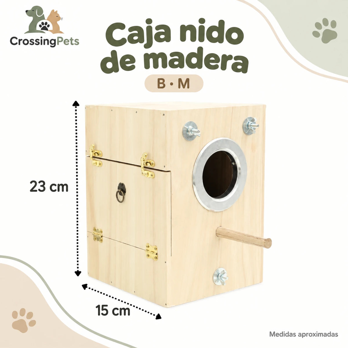 Cajas nido y casita decorativa de madera — CrossingPets · imagen 4