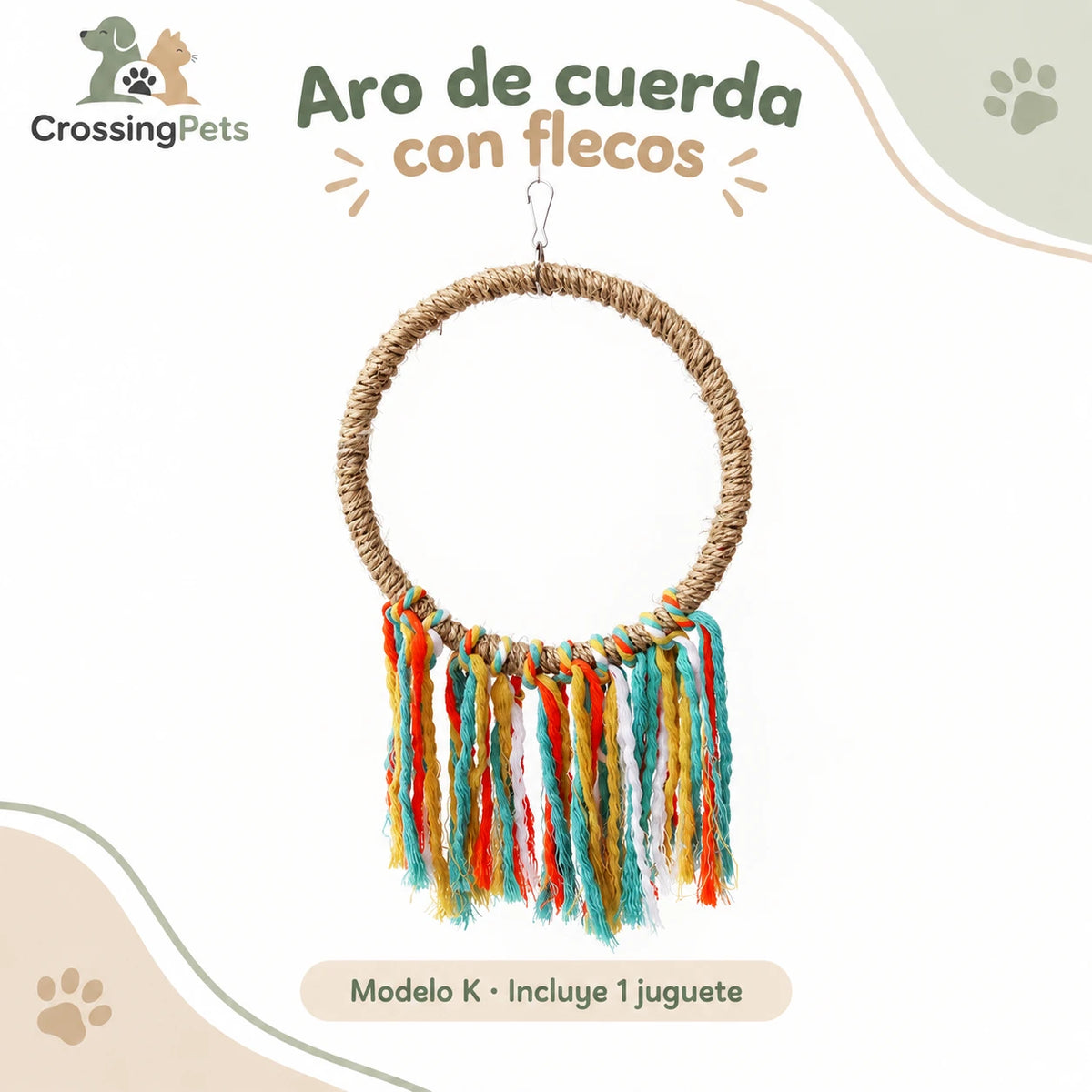 Juguetes y columpios colgantes para aves — CrossingPets · imagen 11