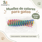 Muelles de colores para gatos — CrossingPets · imagen 1