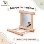 Accesorios para aves: espejo, columpios y posadero en rama — CrossingPets · imagen 10