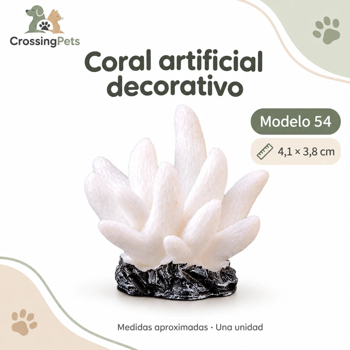 Adornos y plantas artificiales para acuario · 56 modelos — CrossingPets · imagen 54