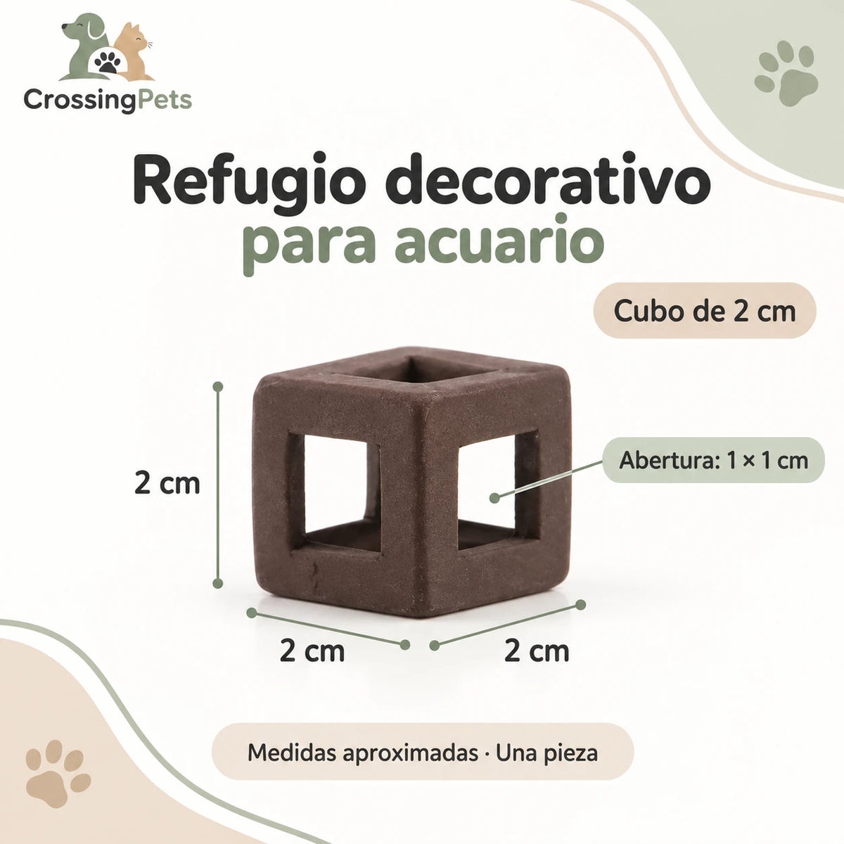 Refugios de cerámica para acuario · 45 modelos — CrossingPets · imagen 6