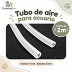 Tubo de aire transparente para acuario de 2 m · 4/6 mm — CrossingPets · imagen 7