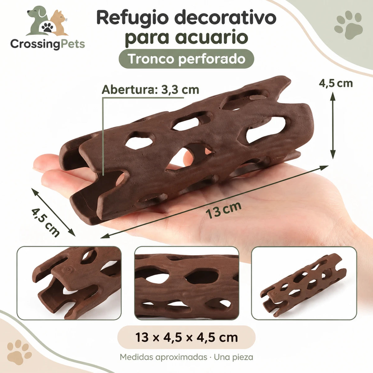 Refugios de cerámica para acuario · 45 modelos — CrossingPets · imagen 45