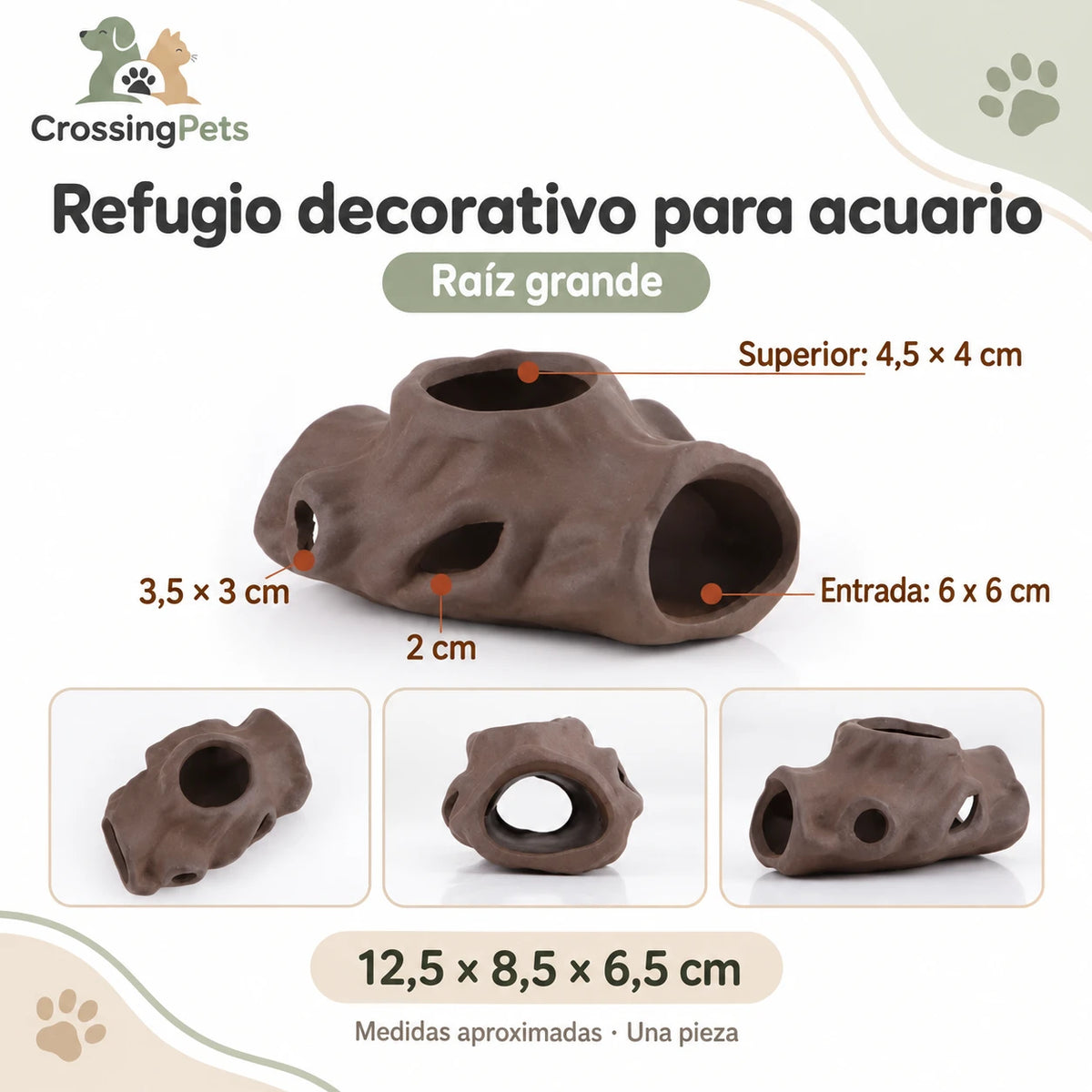 Refugios de cerámica para acuario · 45 modelos — CrossingPets · imagen 27