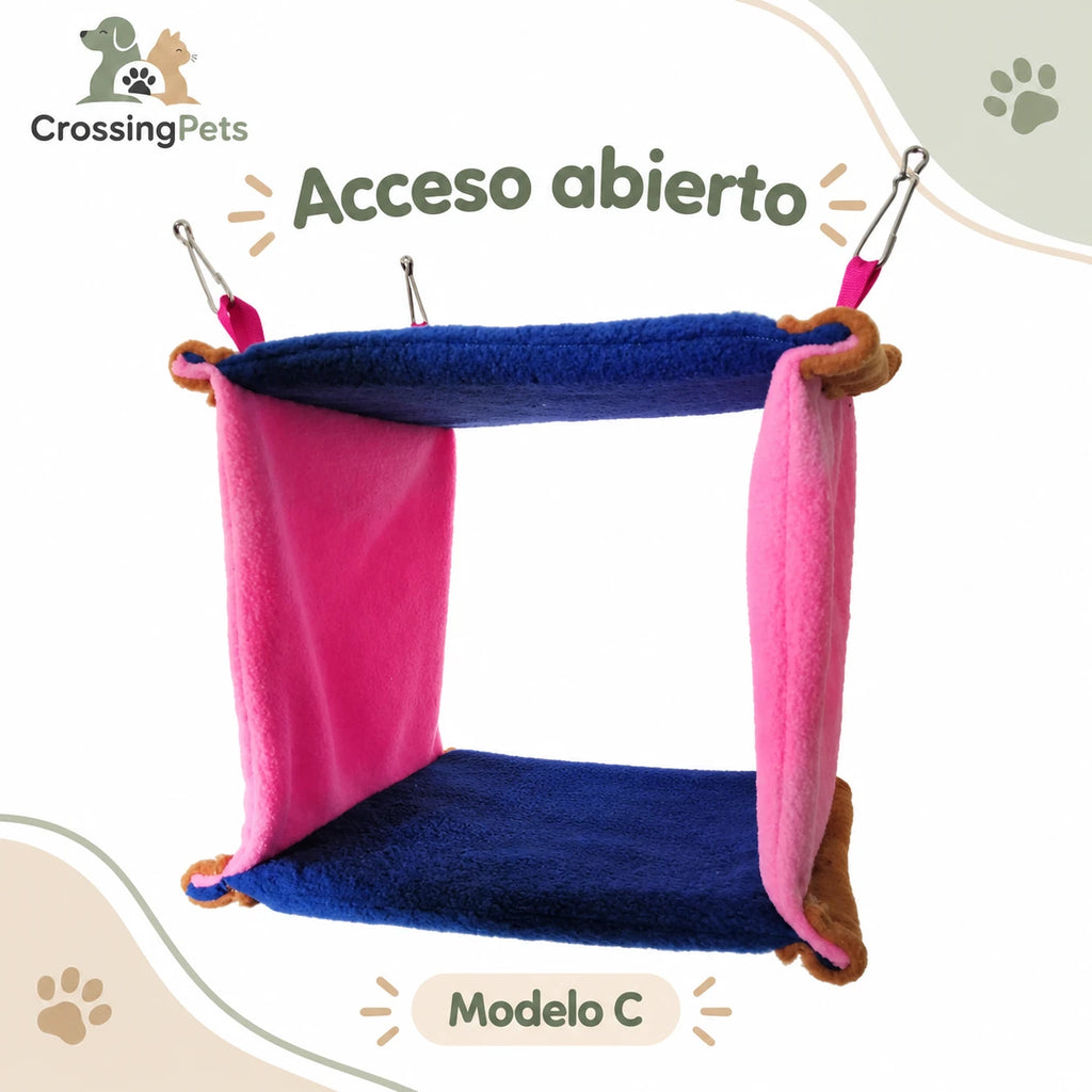 Refugios colgantes de tela para aves — CrossingPets · imagen 5