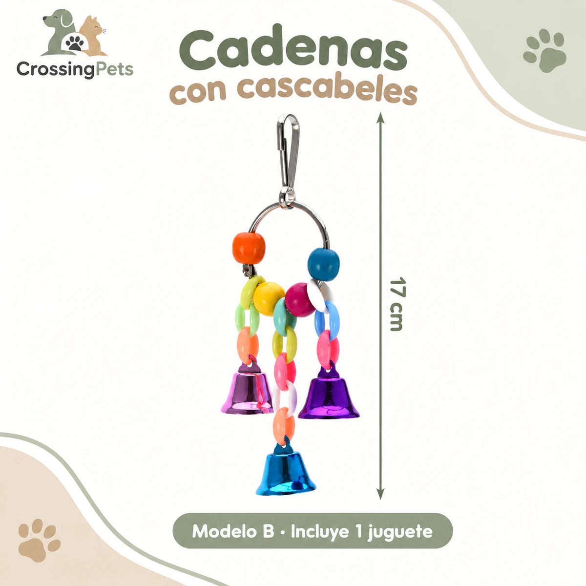Juguetes y columpios colgantes para aves — CrossingPets · imagen 2