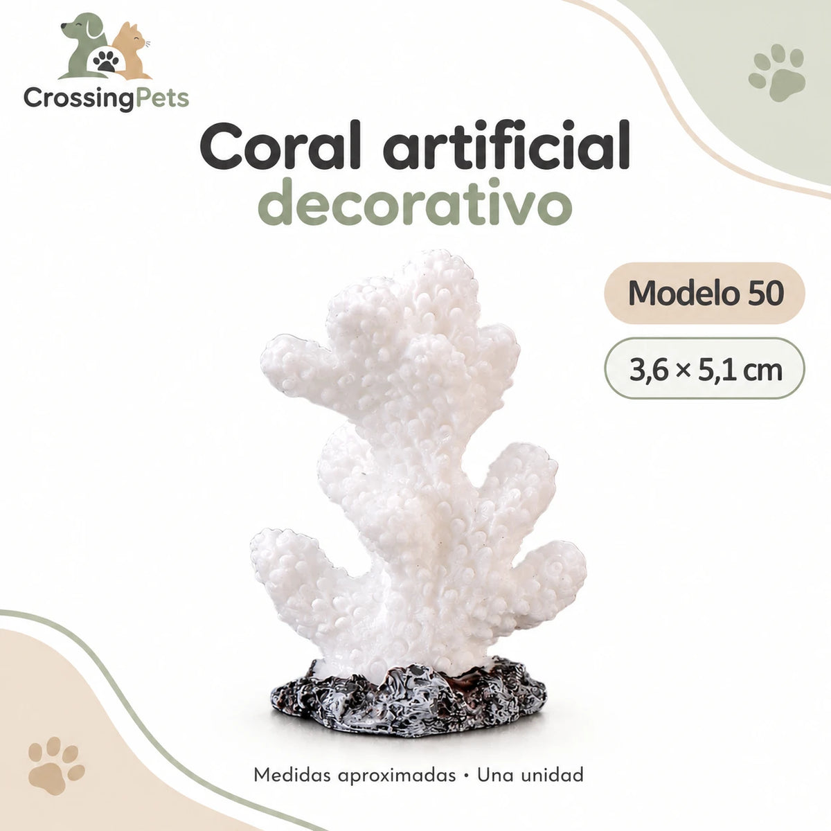 Adornos y plantas artificiales para acuario · 56 modelos — CrossingPets · imagen 50
