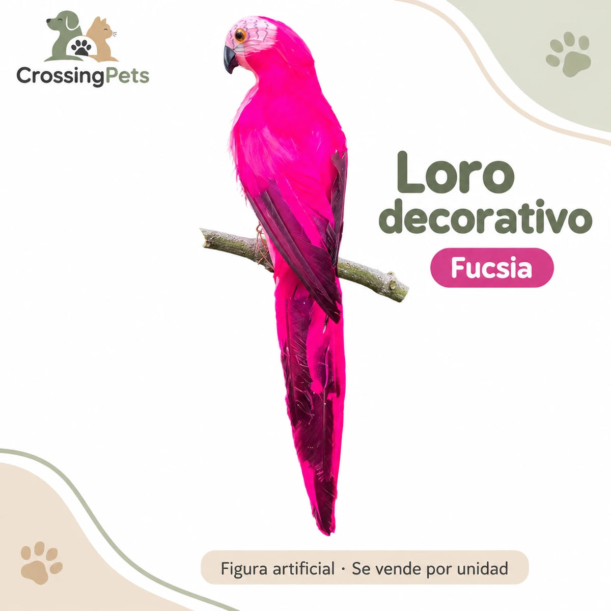 Loro decorativo de colores — CrossingPets · imagen 5