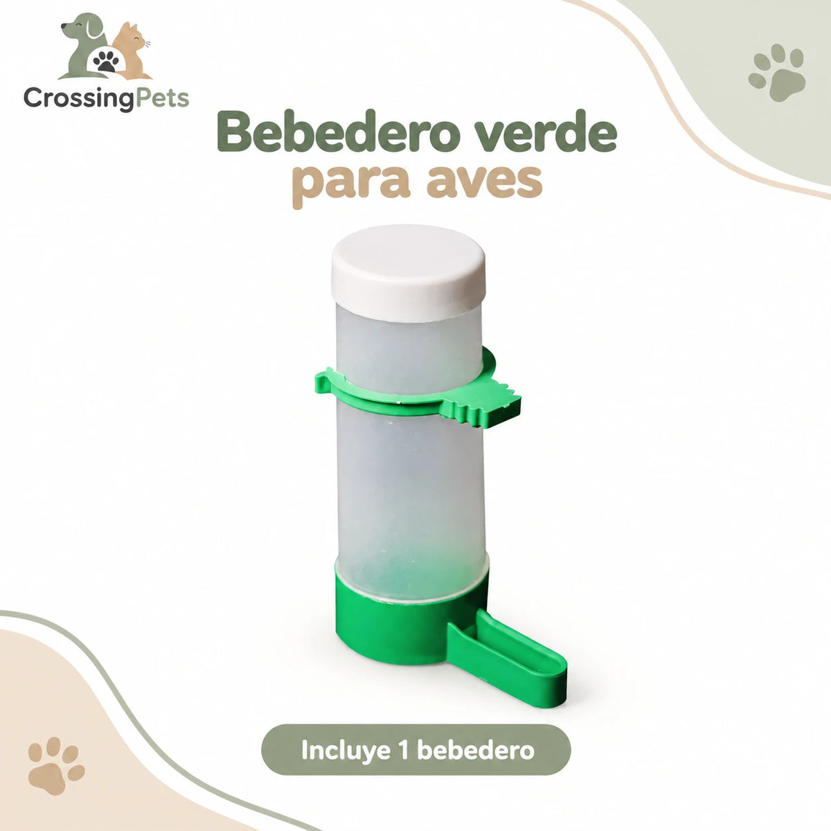 Comedero o bebedero de depósito para aves — CrossingPets · imagen 3
