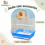 Jaula compacta para aves con accesorios — CrossingPets · imagen 19